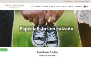 Imagen web Zapatos Aragón