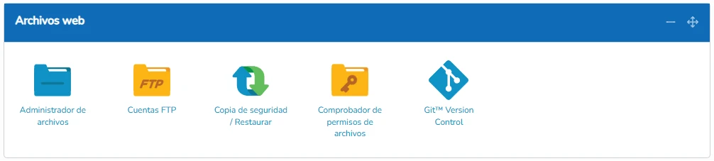 cPanel-archivos-web